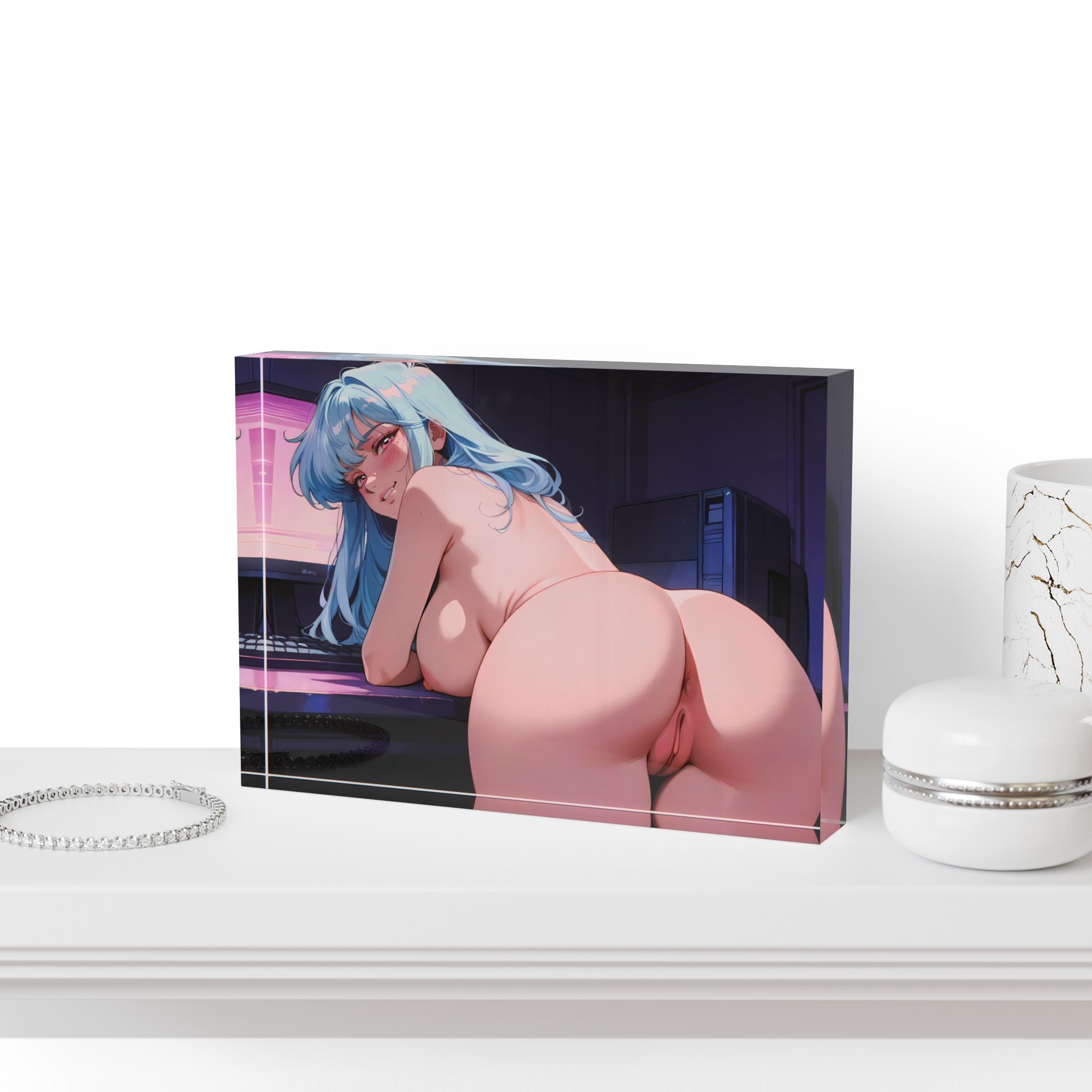 The Vaporwave Battlestation Statement Piece