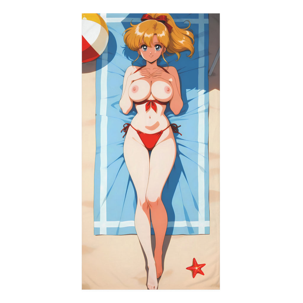 The Beach Babe Premium Beach Towel