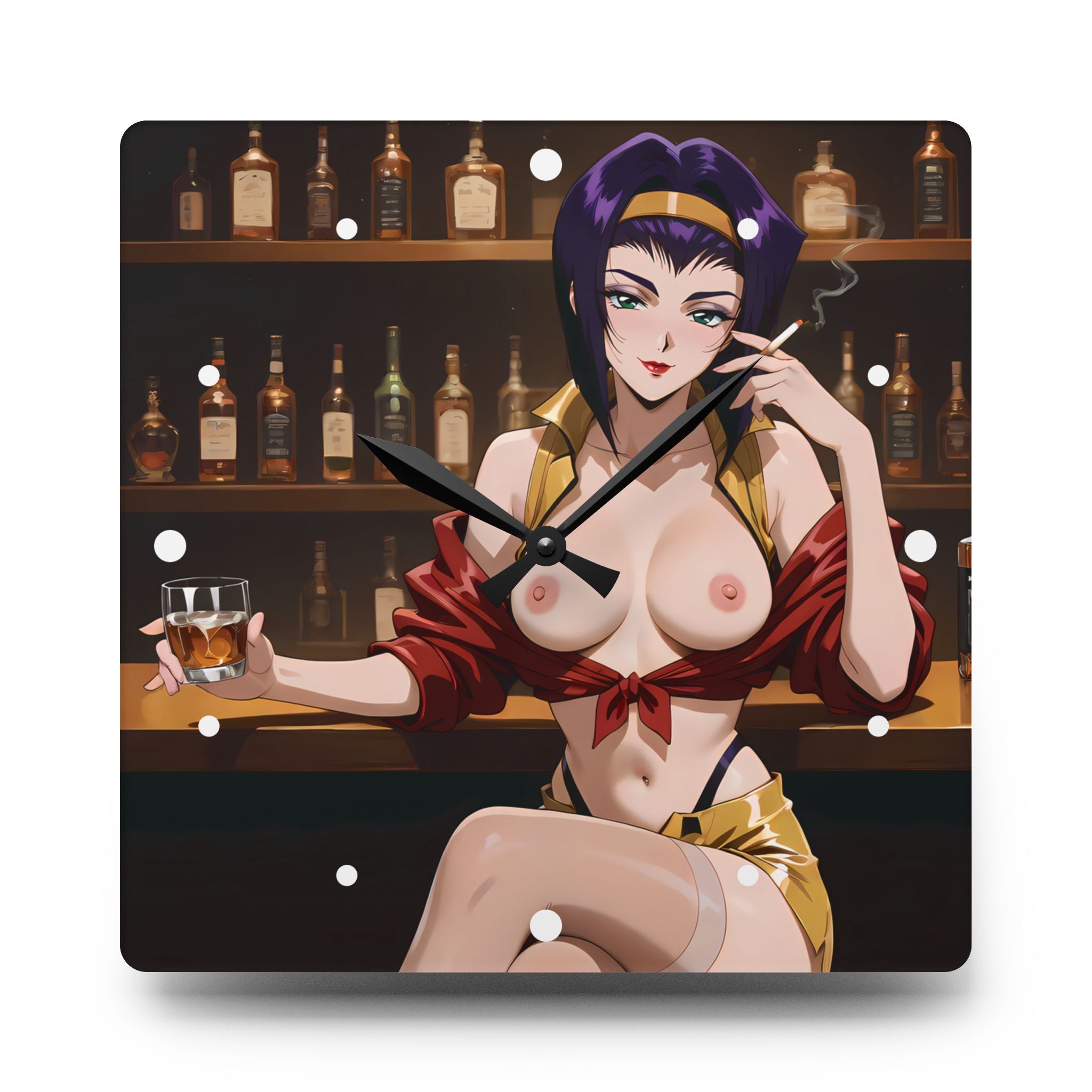 The Space Cowboy Acrylic Wall Clock