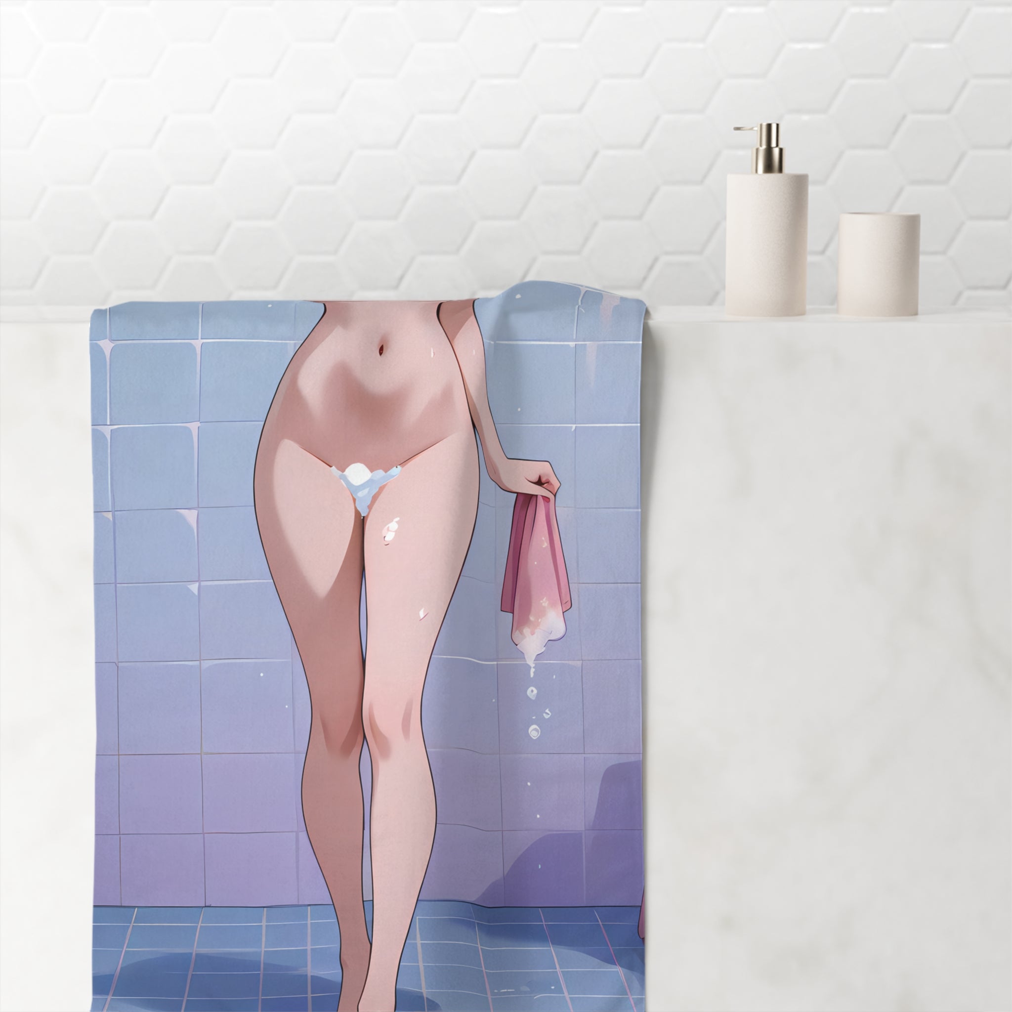 The Shower Premium Beach Towel