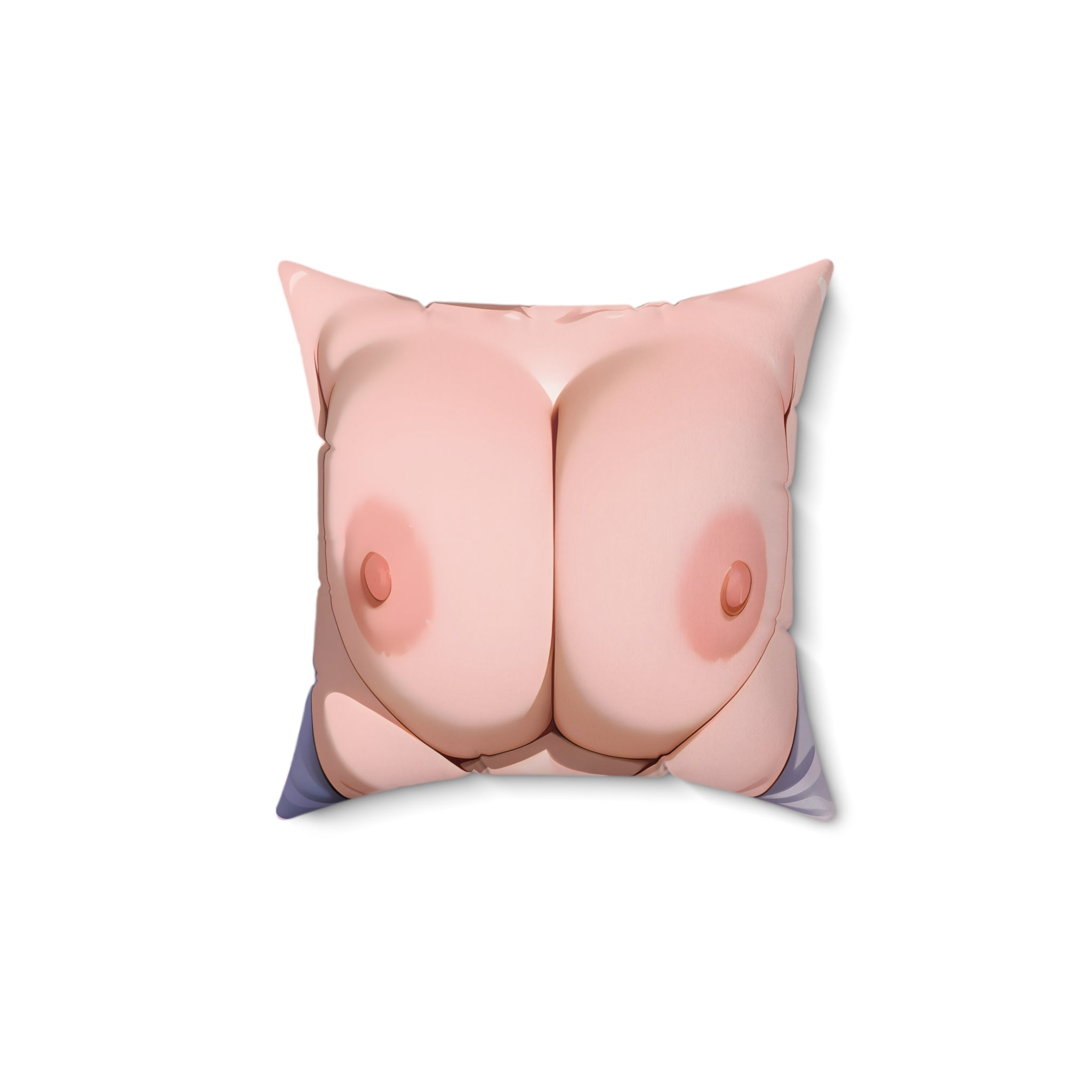 The Squishy Tiddie Faux Suede Throw Pillow