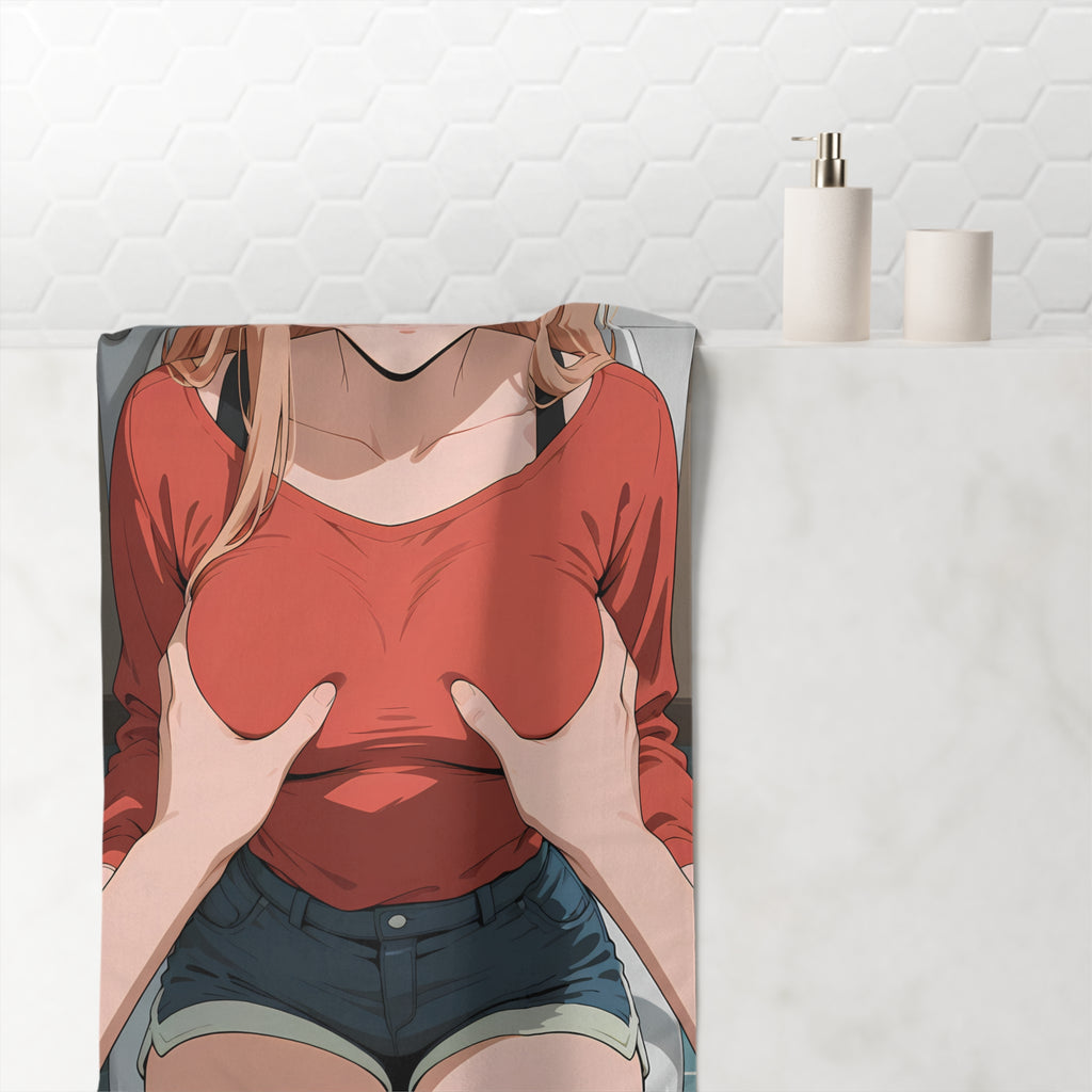 The Power Grab Premium Bath Towel