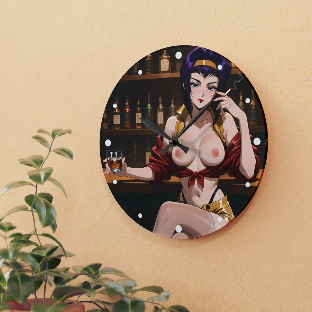 The Space Cowboy Acrylic Wall Clock