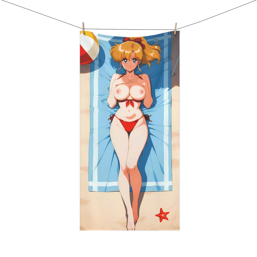 The Beach Babe Premium Beach Towel