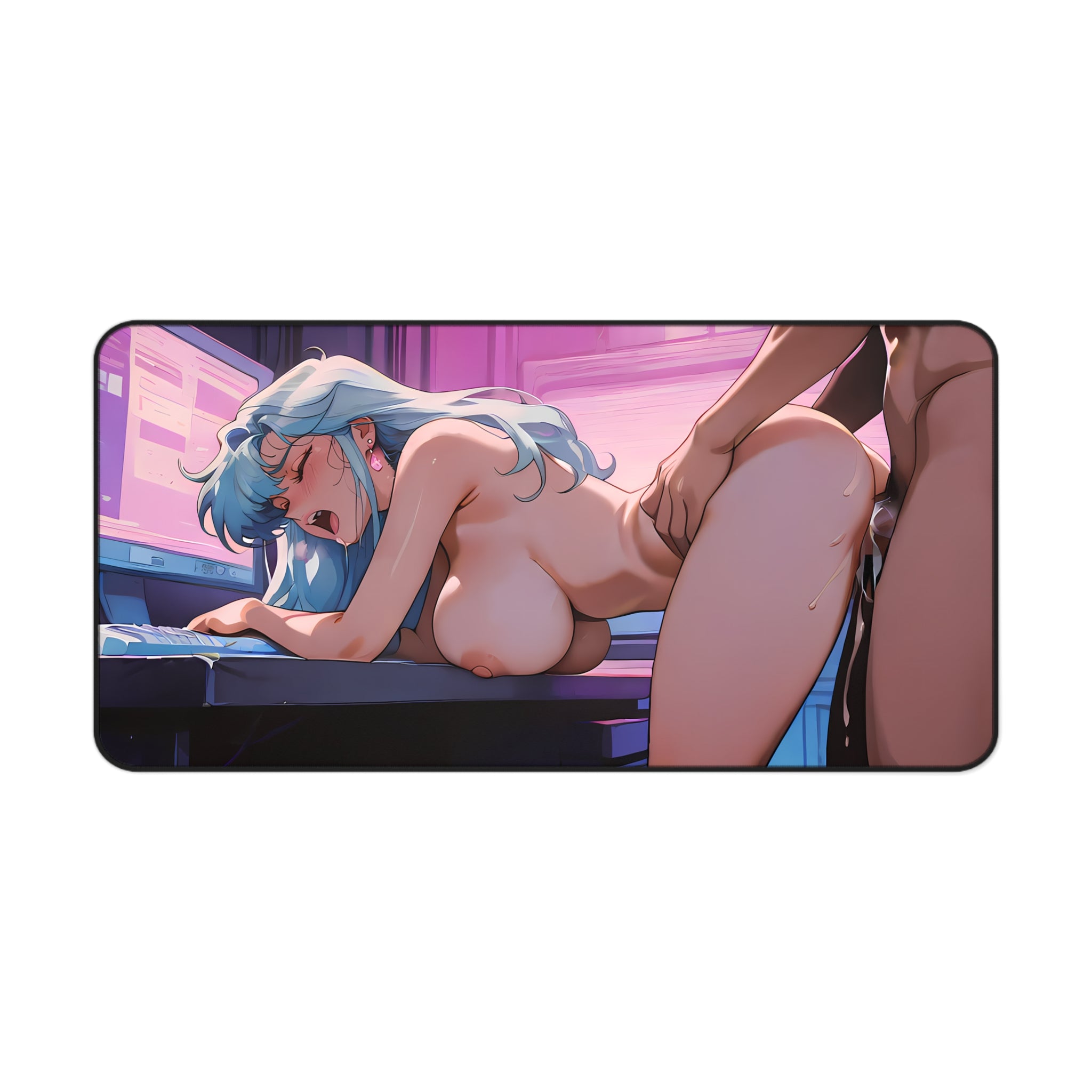 The Vaporwave Doggy Desk Mat