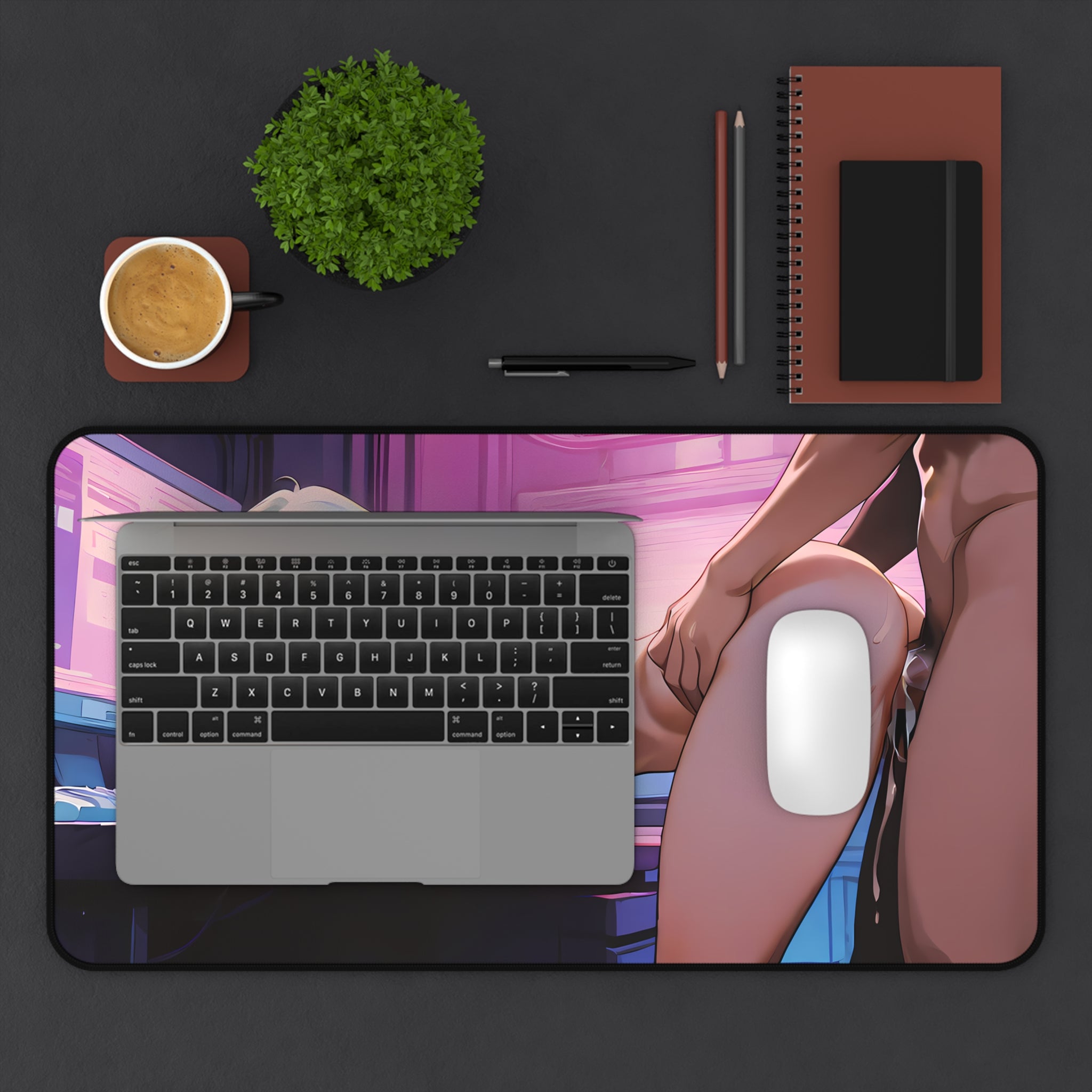 The Vaporwave Doggy Desk Mat