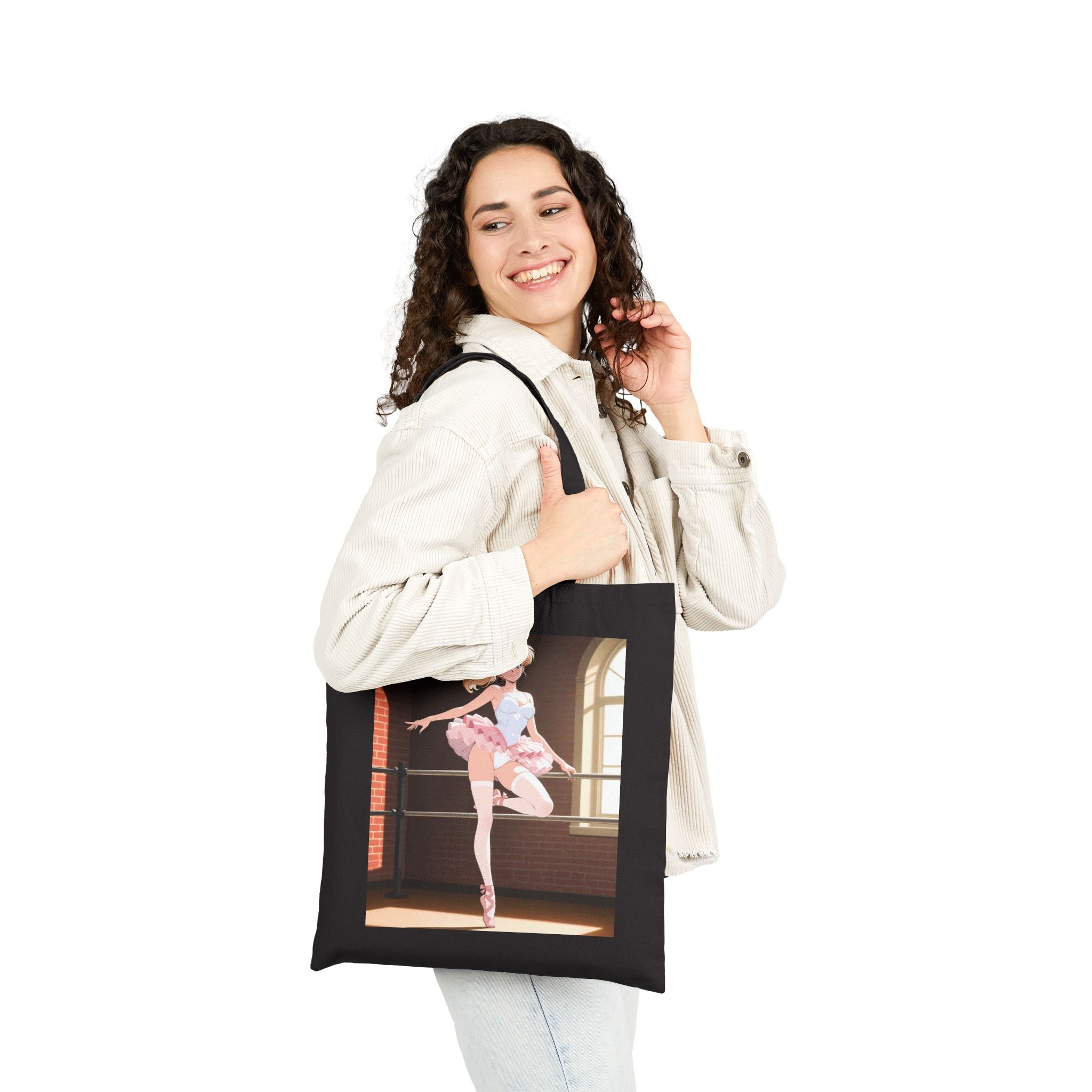 The Graceful Ballerina's Tote Bag