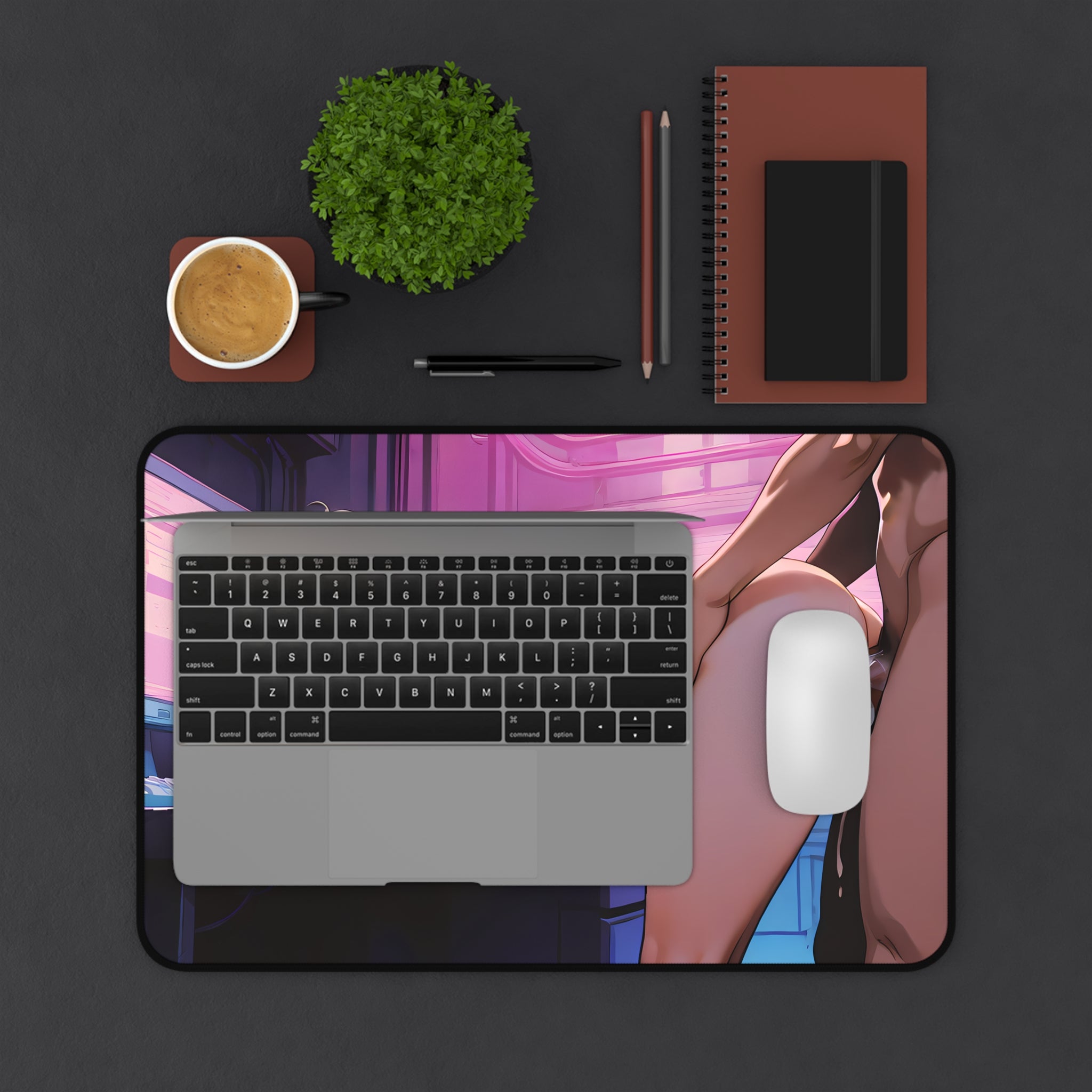 The Vaporwave Doggy Desk Mat