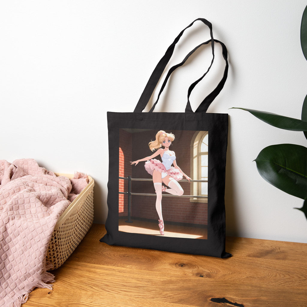 The Graceful Ballerina's Tote Bag