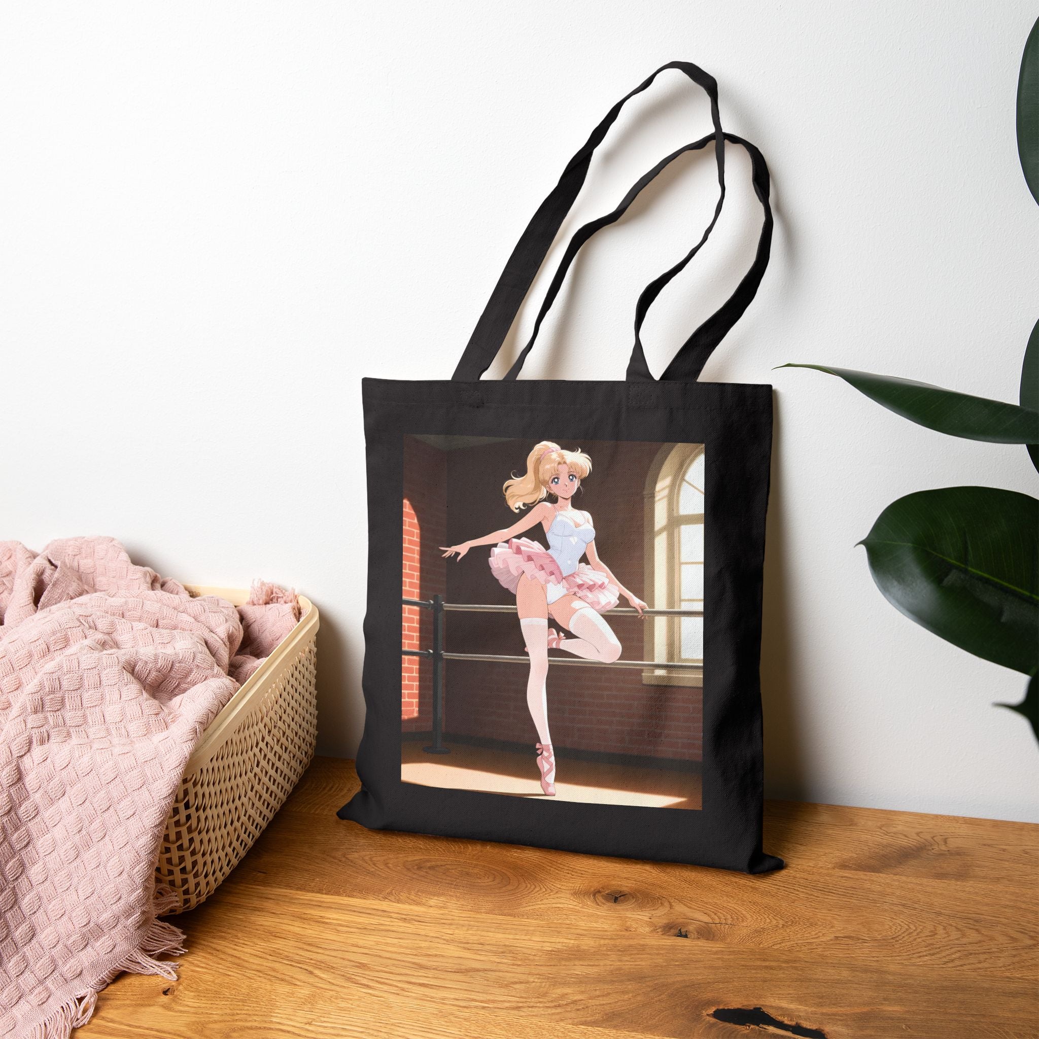 The Graceful Ballerina's Tote Bag