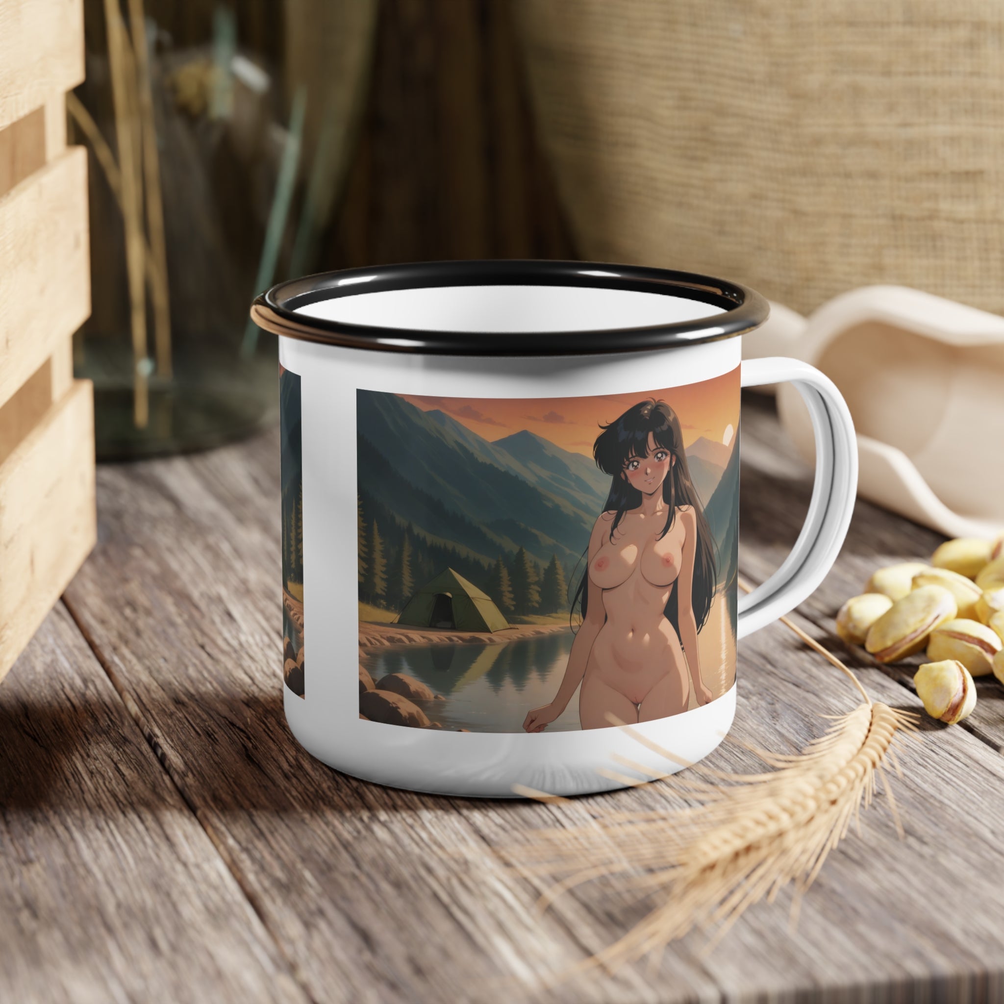 The Lakeside Camping Enamel Camp Cup