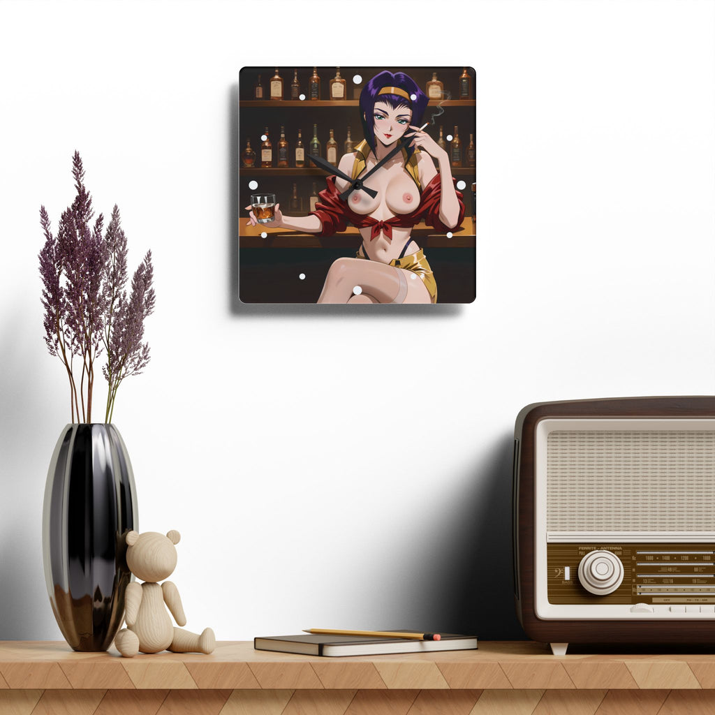 The Space Cowboy Acrylic Wall Clock