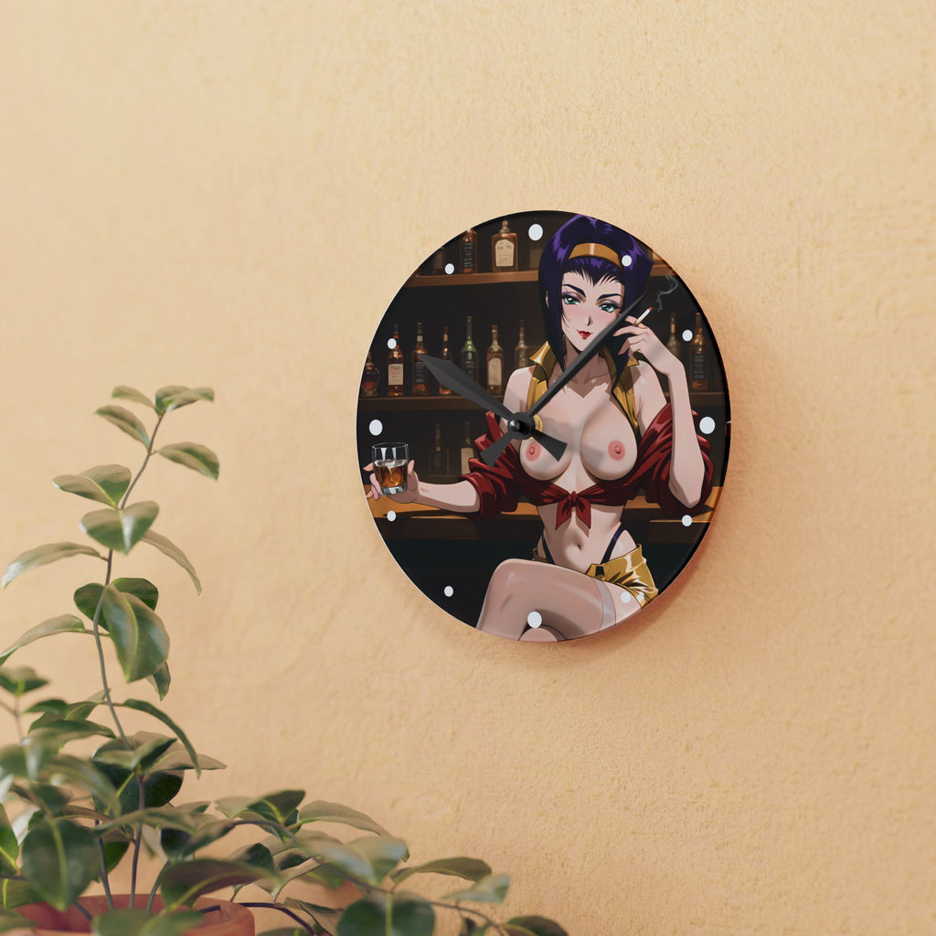 The Space Cowboy Acrylic Wall Clock