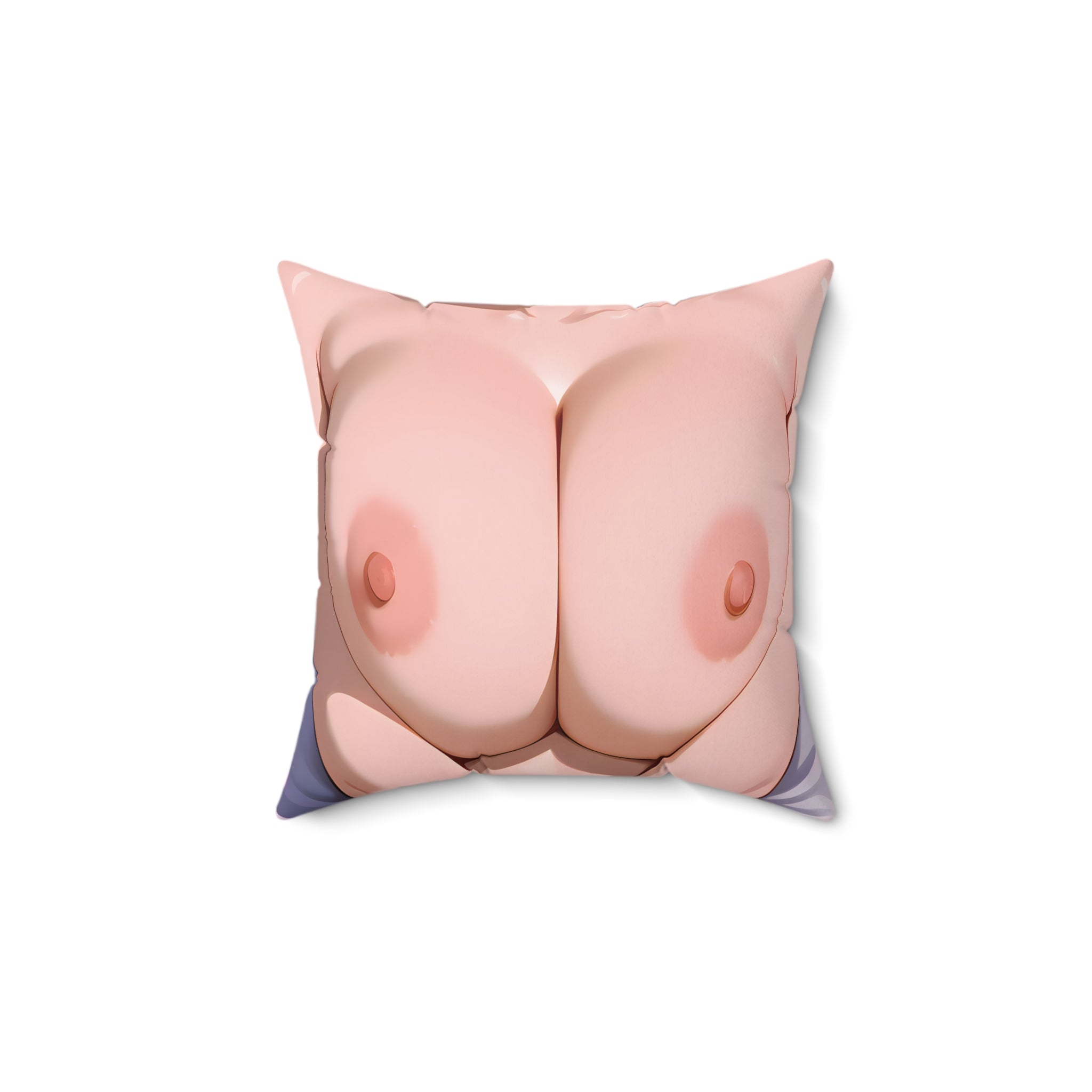 The Squishy Tiddie Faux Suede Throw Pillow