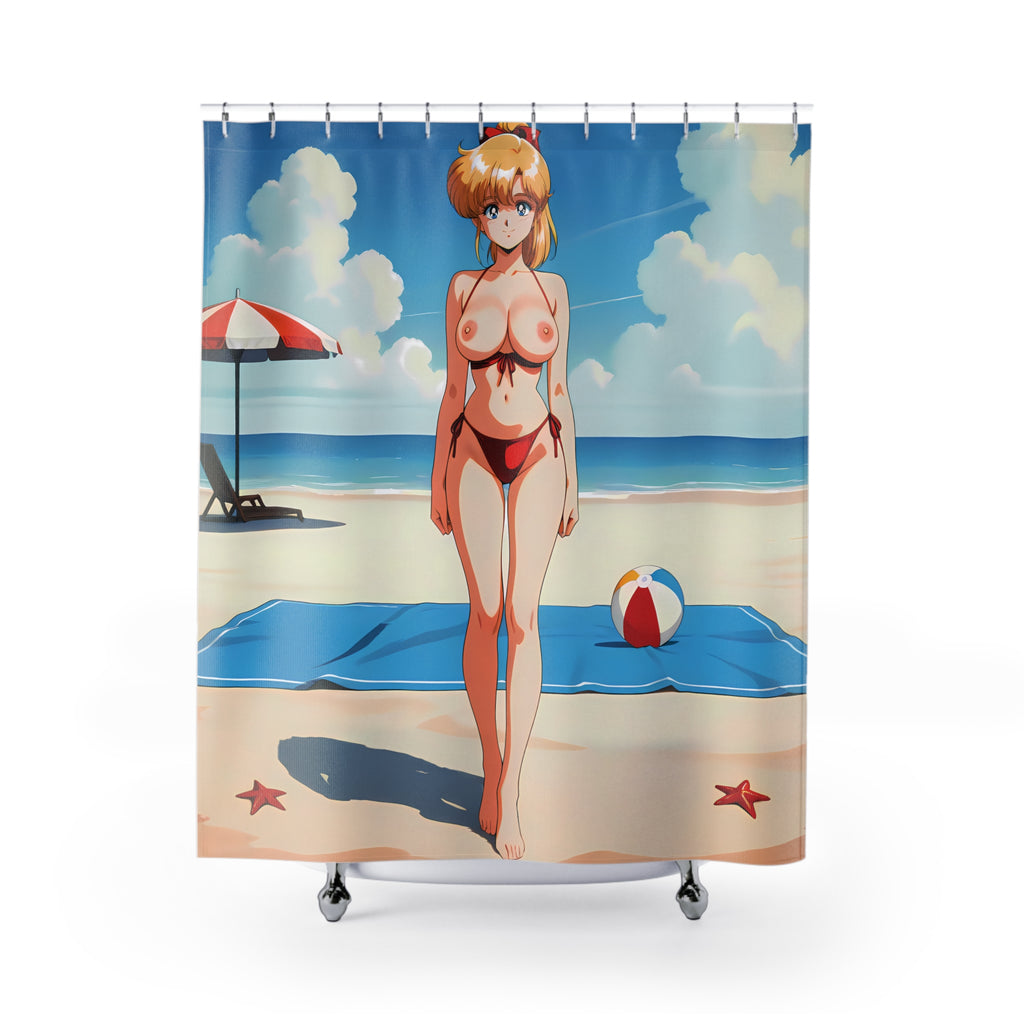 The Beach House Shower Curtain