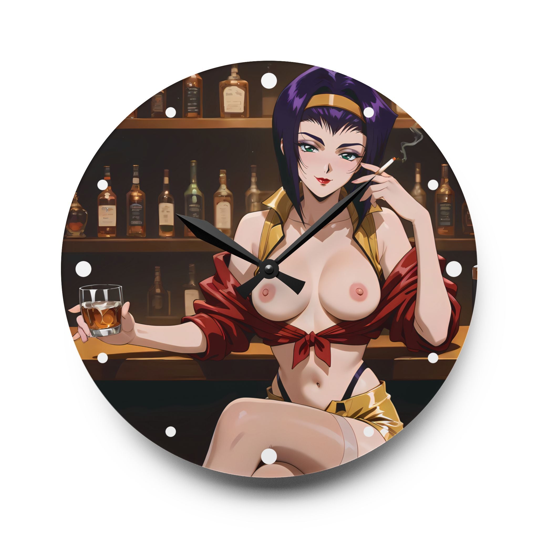 The Space Cowboy Acrylic Wall Clock